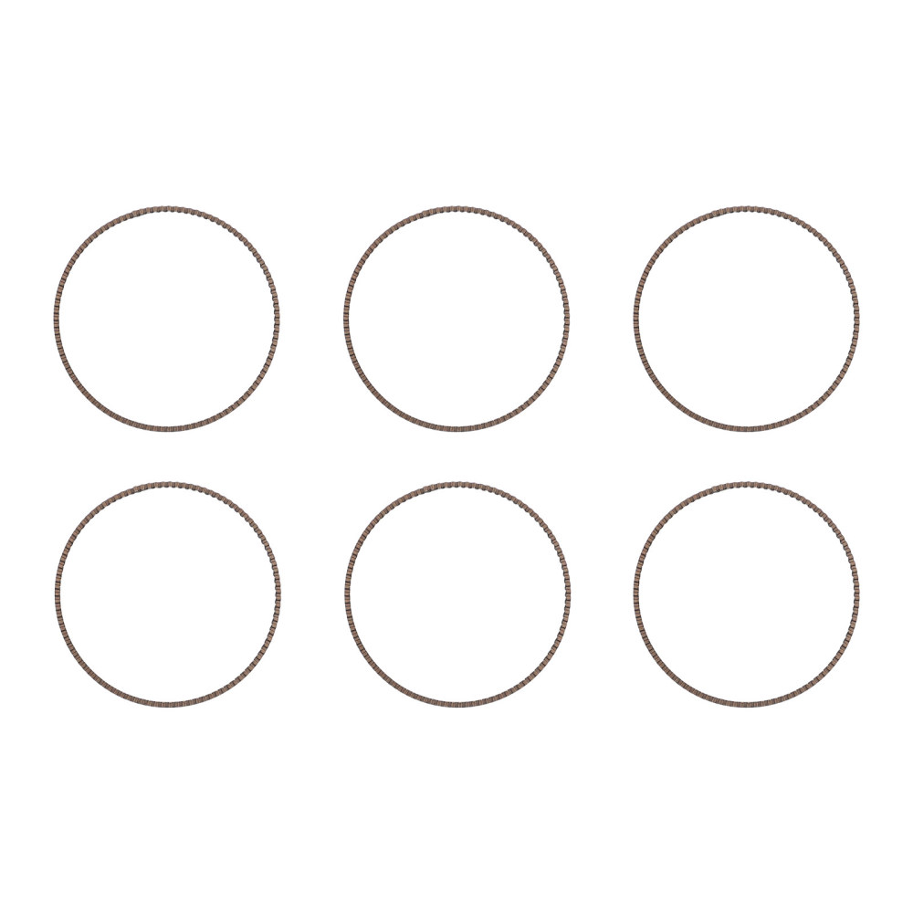 6x PistonsRings Set Φ84.51mm compatible for AUDI S4 S5 A6 A7 A8 Q5 Q7 3.0 TFSI