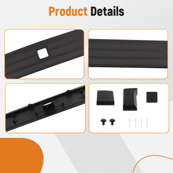 Rear Tailgate Step Pad Molding Center Pad compatible for Flex Integrated compatible for Ford F-150 21-2023