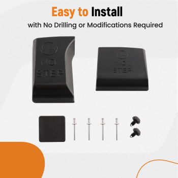 Rear Tailgate Step Pad Molding Center Pad compatible for Flex Integrated compatible for Ford F-150 21-2023