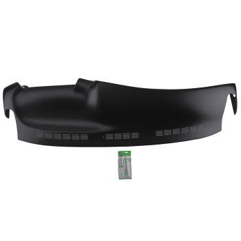 Dash Cap Overlay compatible for Chevy Avalanche compatible for Silverado GMC Sierra 1999-2006 Black Front.