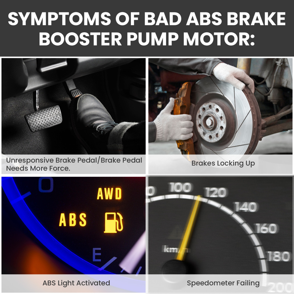 ABS Brake Booster Pump Motor compatible for LAND CRUISER PRADO 4707060030 2009 - 2021