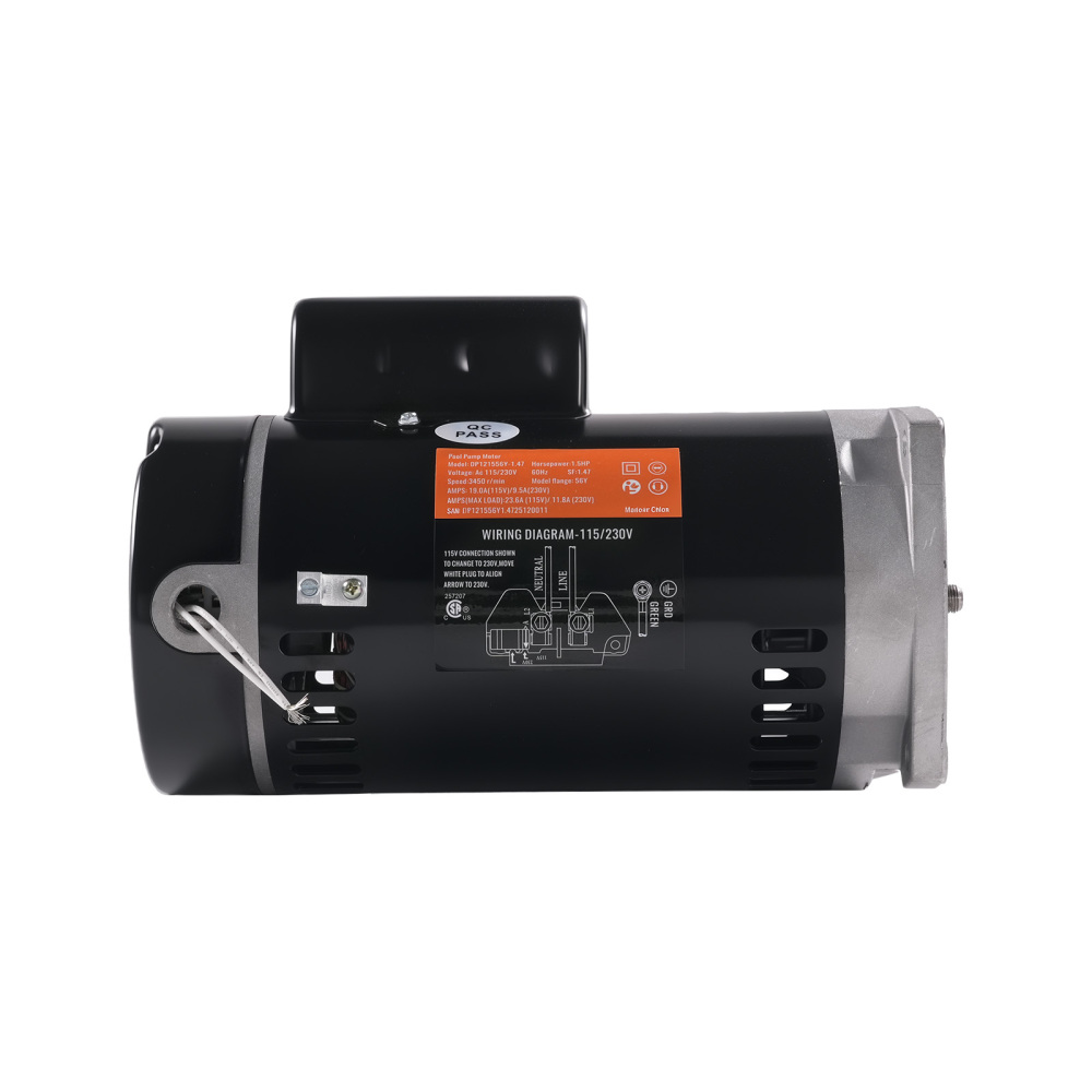 1.5HP Pool Pump Motor for Whisperflo 208/230V B2842 SQ1152 B842 B849 Threaded