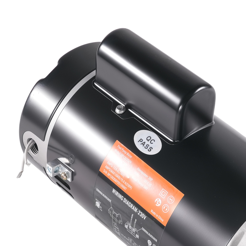 208-230 Volt 3HP 56Y Pool Motor 3450RPM Single Phase B2844 1.15SF