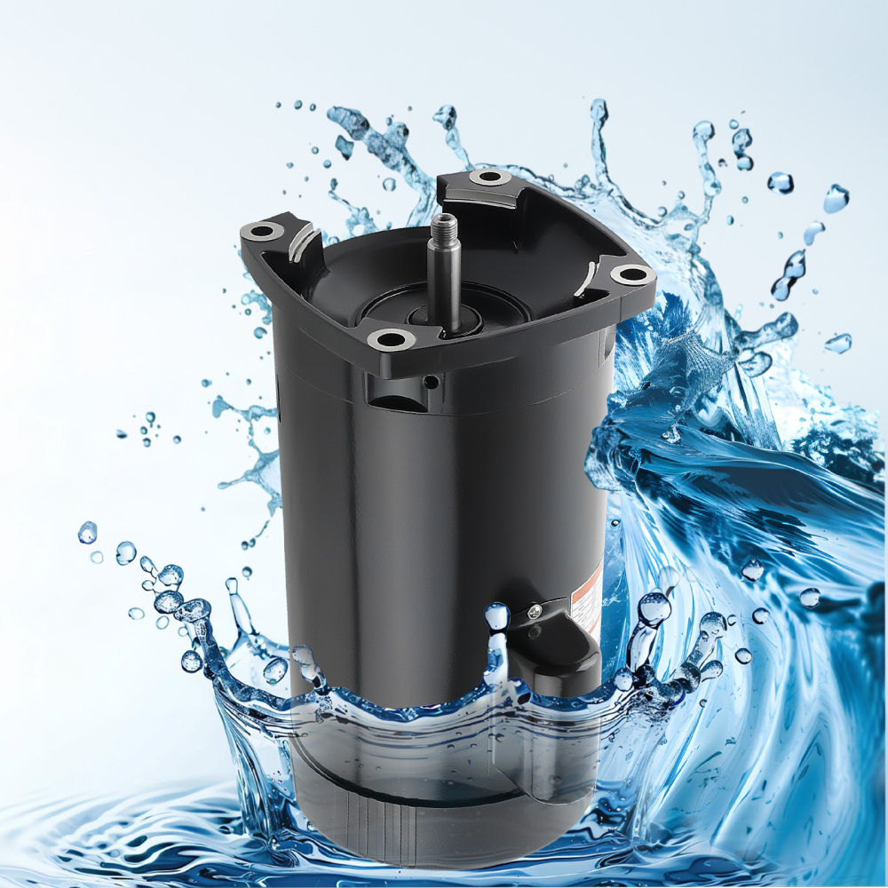 2 HP 3450 RPM Frame 230V 10A Single-Speed Square Flange Pool Motor for B2855
