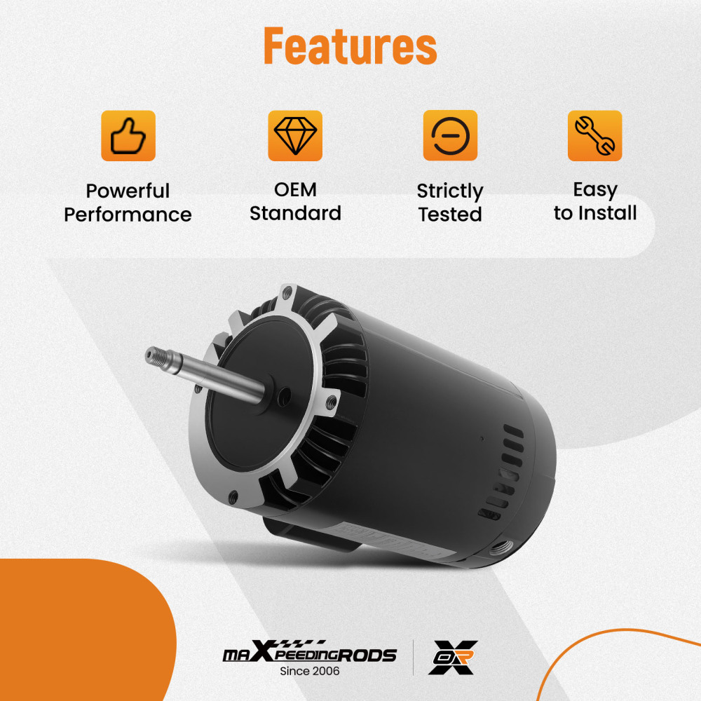 230V0.75 HP Swimming Pool Pump compatible for Polaris PB4-60 Pump Motor B625 3450RPM