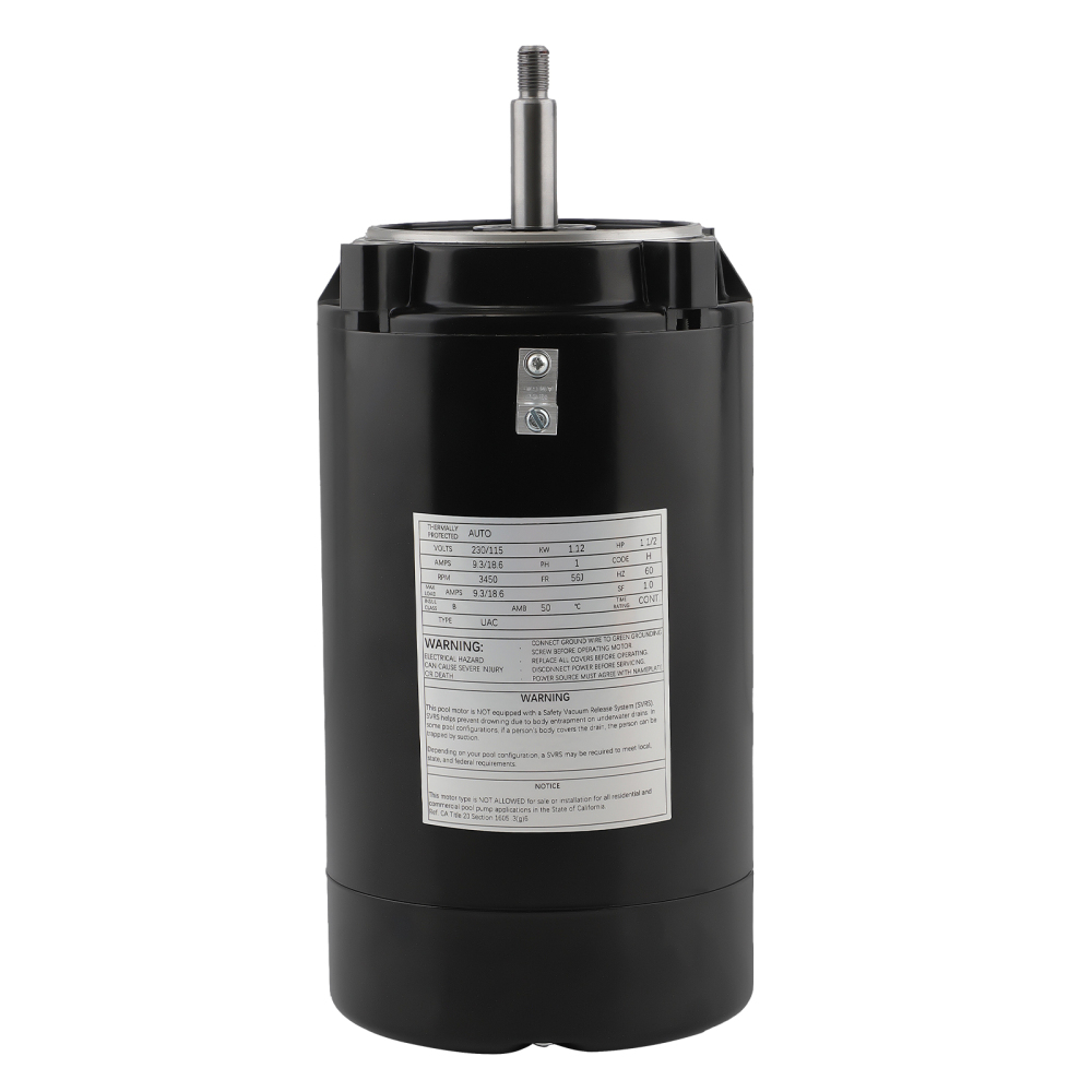 Swimming Pool Pump Motor For Century Hayward Max-e-Compatible for Glas UST1152 1.5 HP 115/230V