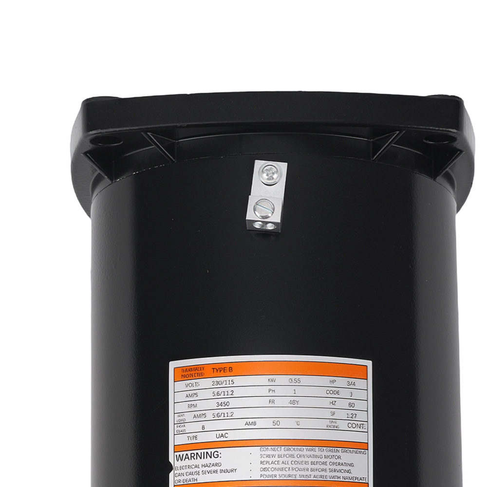 3/4HP 115/230V Swimming Pool Pump Inground USQ1072 Square Flange Pool Pump Motor