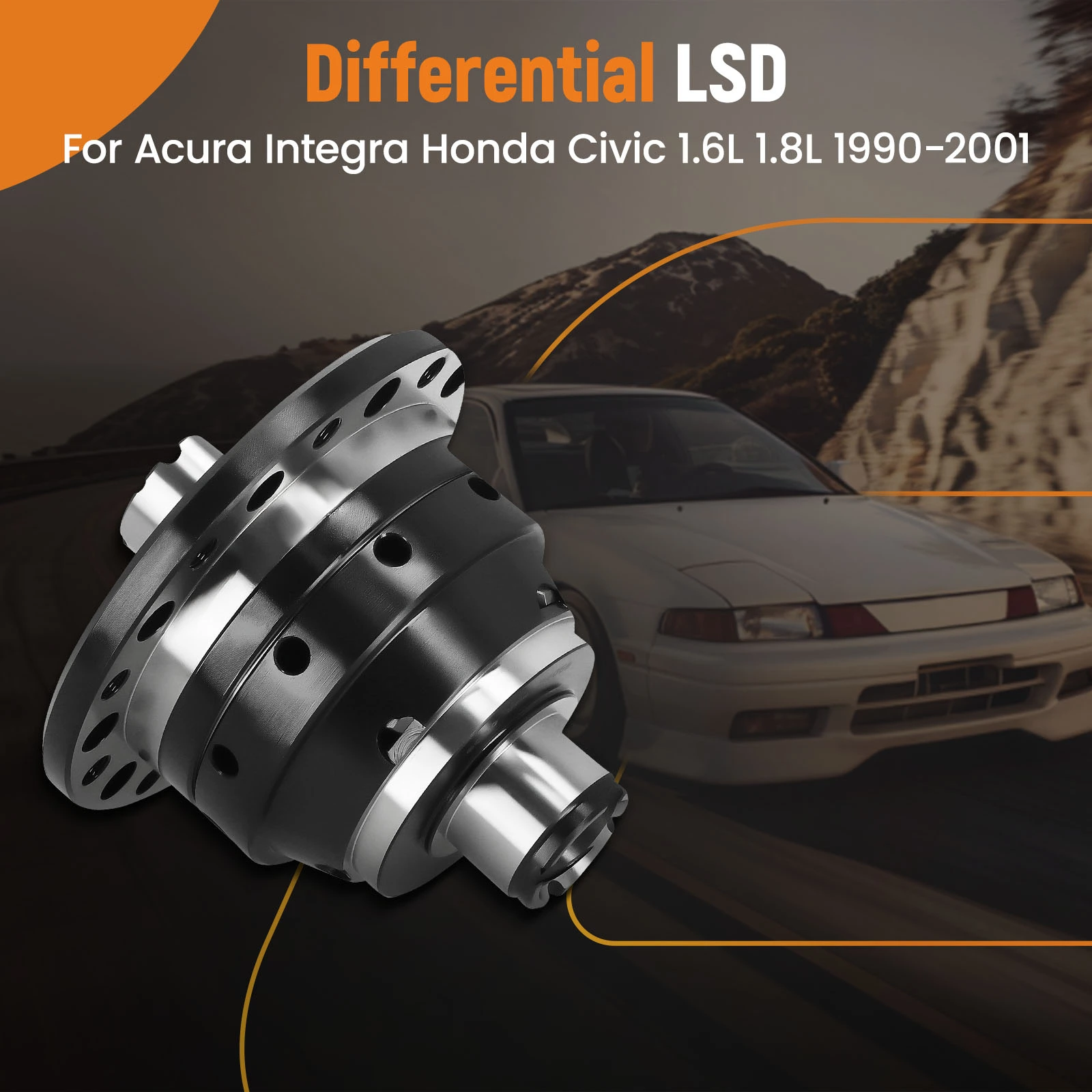LSD Limited Slip Differential 1992-2001 For Integra LS B16A B17A B18A B18B  Trans-Maxpeedingrods, image size:1600x1600