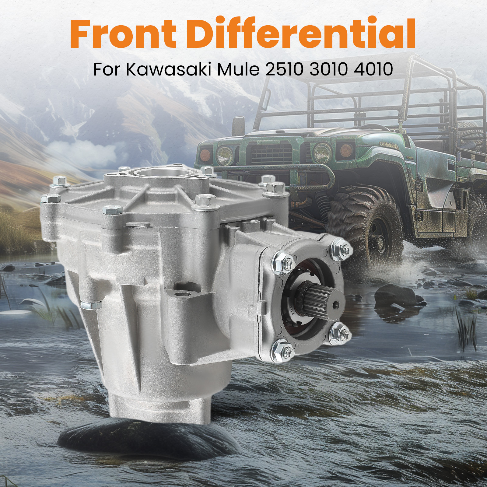 Front Differential End compatible for Kawasaki Mule 2510 3010 4010