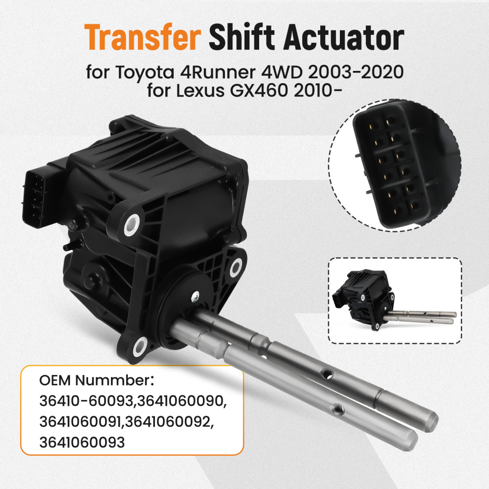 Transfer Shift Actuator Assembly 36410-60093 compatible for Toyota Land Cruiser Lexus GX460