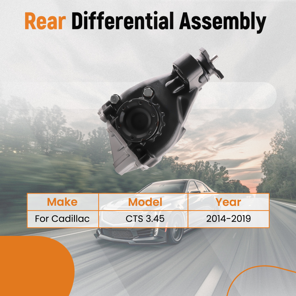 REAR CARRIER DIFFERENTIAL ASSEMBLY 84110755 compatible for CADILLAC CTS 3.45 2014-2019 NEW