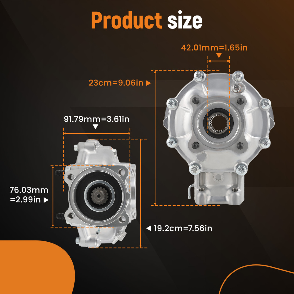 Rear Differential compatible for Honda Rancher 350 TRX350FM 4x4 ES 2000-2006
