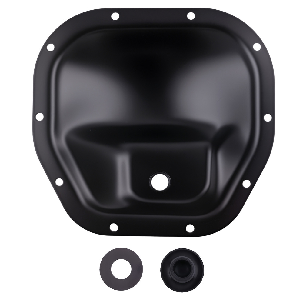 Black Diff Cover Rear compatible for Jeep Grand Cherokee L6 V8 99-04 5012842AA 697-708