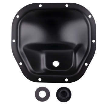 Black Diff Cover Rear compatible for Jeep Grand Cherokee L6 V8 99-04 5012842AA 697-708