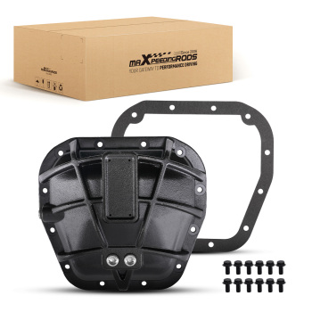 Black Differential Cover compatible for Ford Expedition 1997-2001 BL3Z4033A Rear Steel