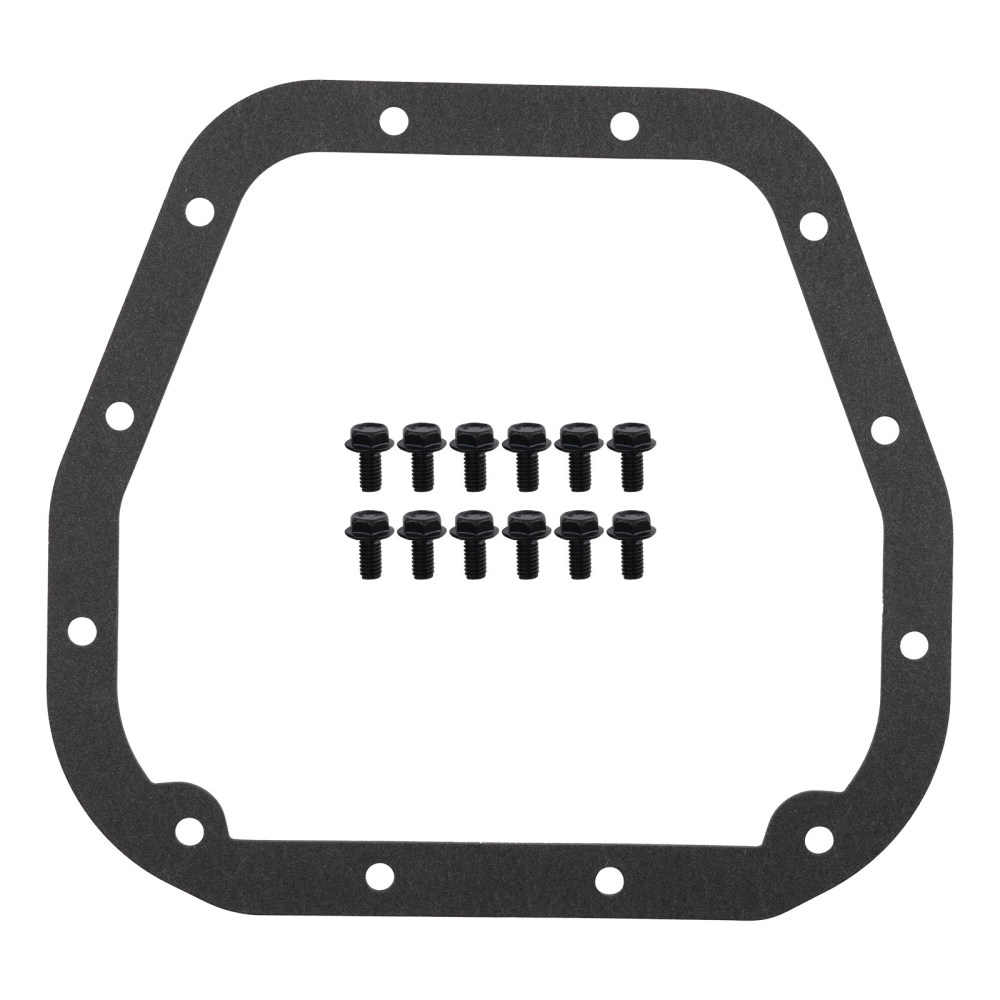 Black Differential Cover compatible for Ford Expedition 1997-2001 BL3Z4033A Rear Steel