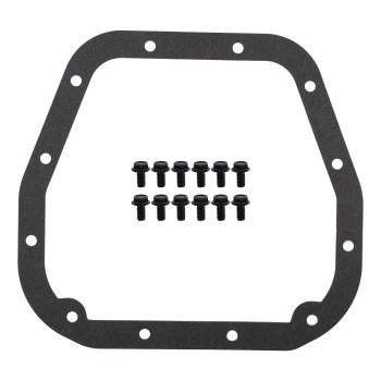 Black Differential Cover compatible for Ford Expedition 1997-2001 BL3Z4033A Rear Steel