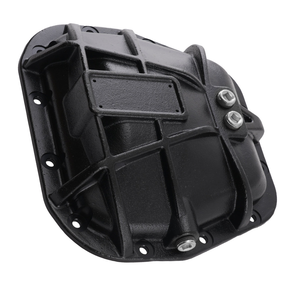 Black Differential Cover compatible for Ford Expedition 1997-2001 BL3Z4033A Rear Steel
