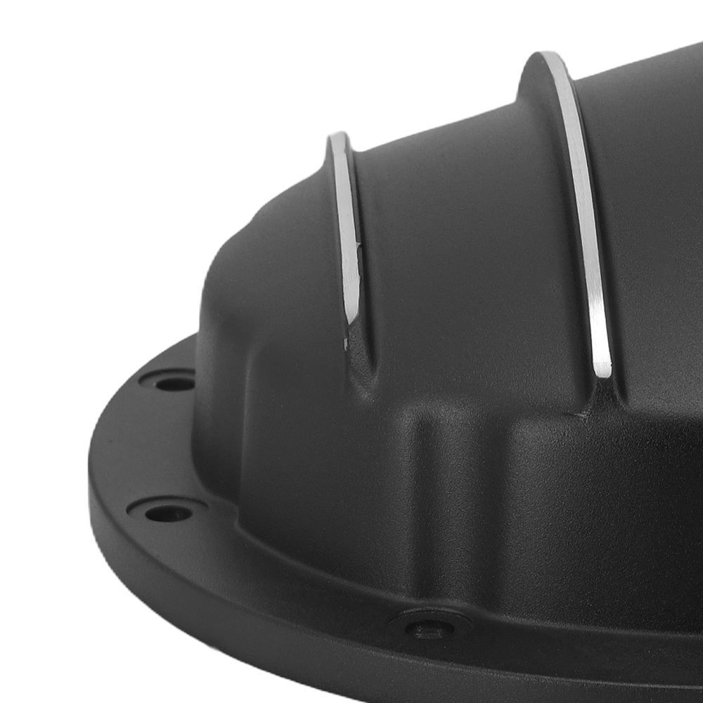 Aluminum Black Differential Cover 8.58.6 Ring Gear DIff 10 Bolt Cast compatible for GM