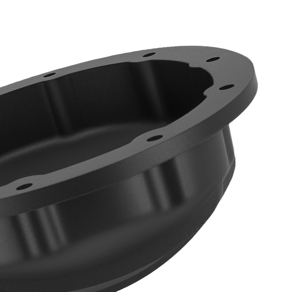 Aluminum Black Differential Cover 8.58.6 Ring Gear DIff 10 Bolt Cast compatible for GM
