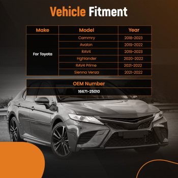 1x Cooling Water Control Valve compatible for Toyota Avalon compatible for Camry 2018-2023 16671-25010