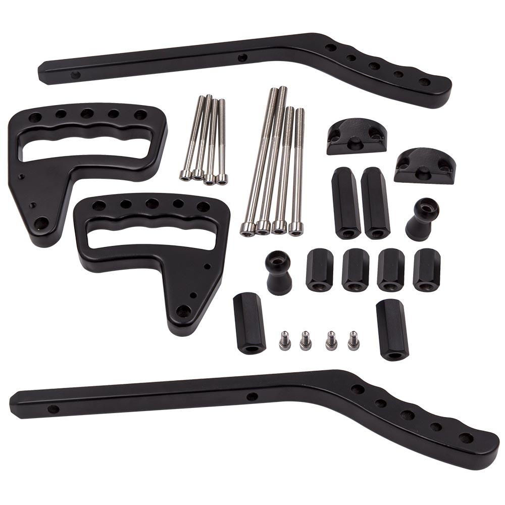 FrontRear Grab Handles Grip Mount Bar compatible for Jeep Wrangler JK JKU 2007-2017