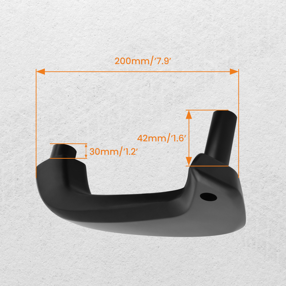 Interior Front Door Pull Handles compatible for Ford Fiesta D2BB-A23943-CA35B Manual Window