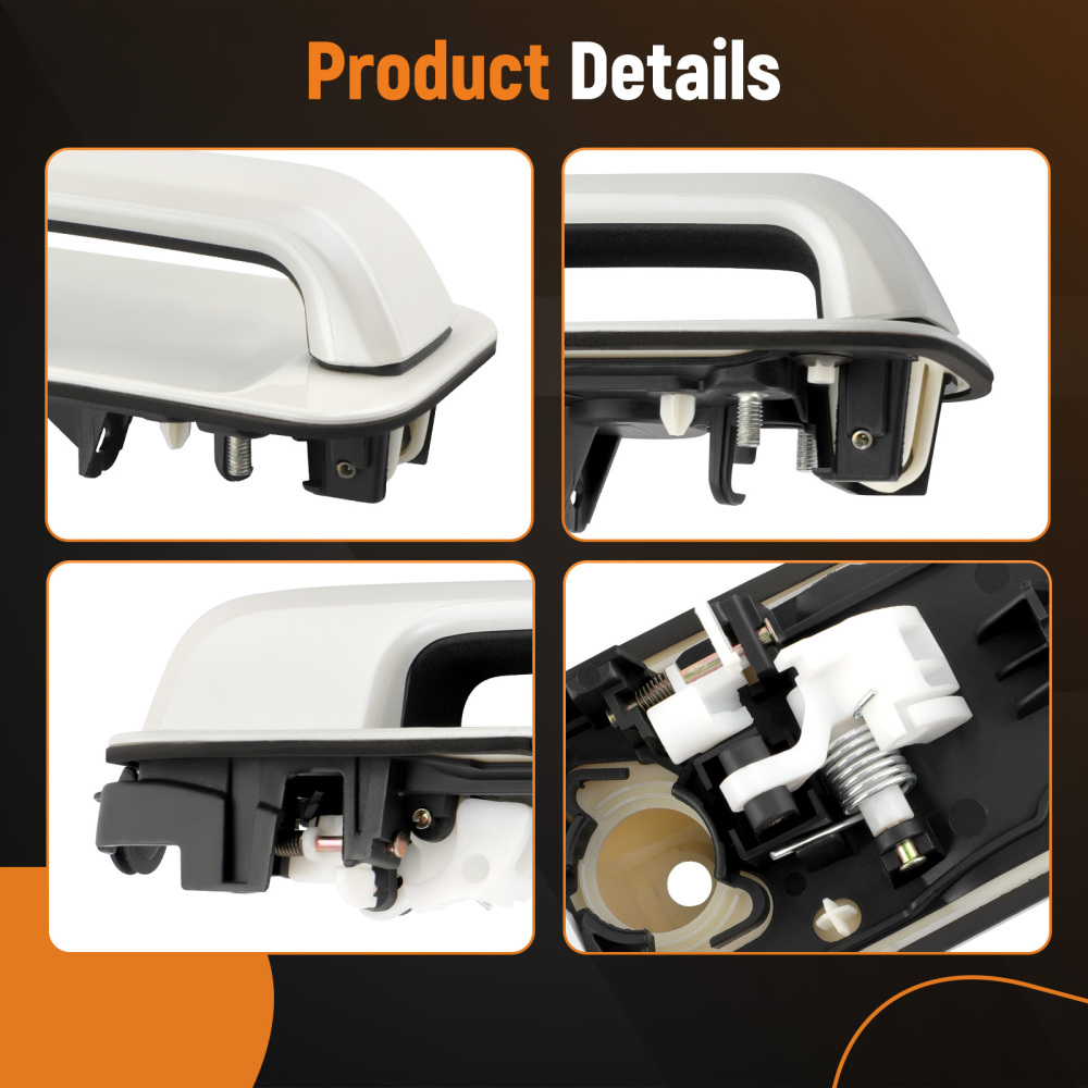 Pearl compatible for White Door Handle FrontRear compatible for Ford Super Duty F250 F350 JC3Z2522404AC