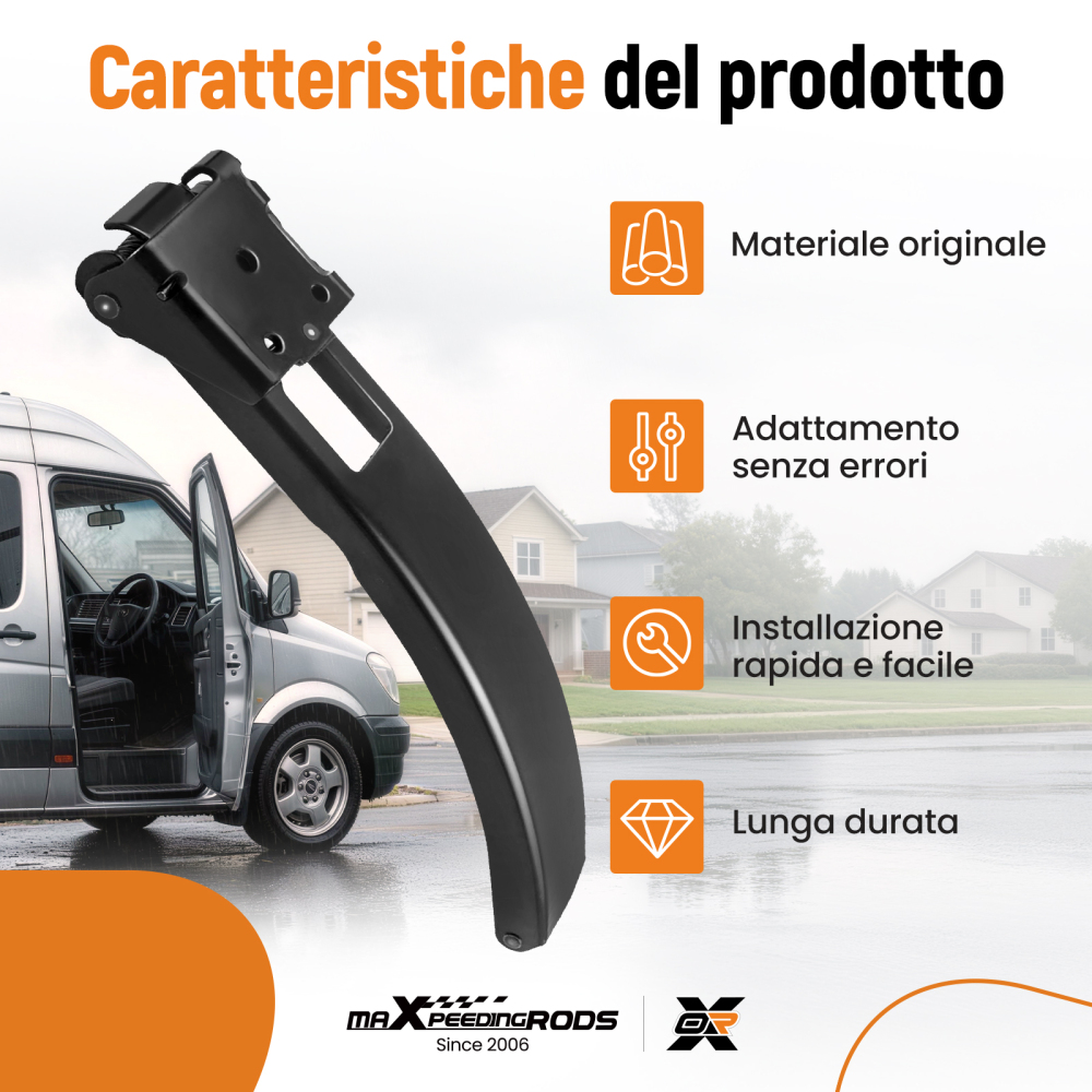 Cinghia fermaporta compatibile per Mercedes Sprinter compatibile per VW Crafter cerniera porta fermaporta