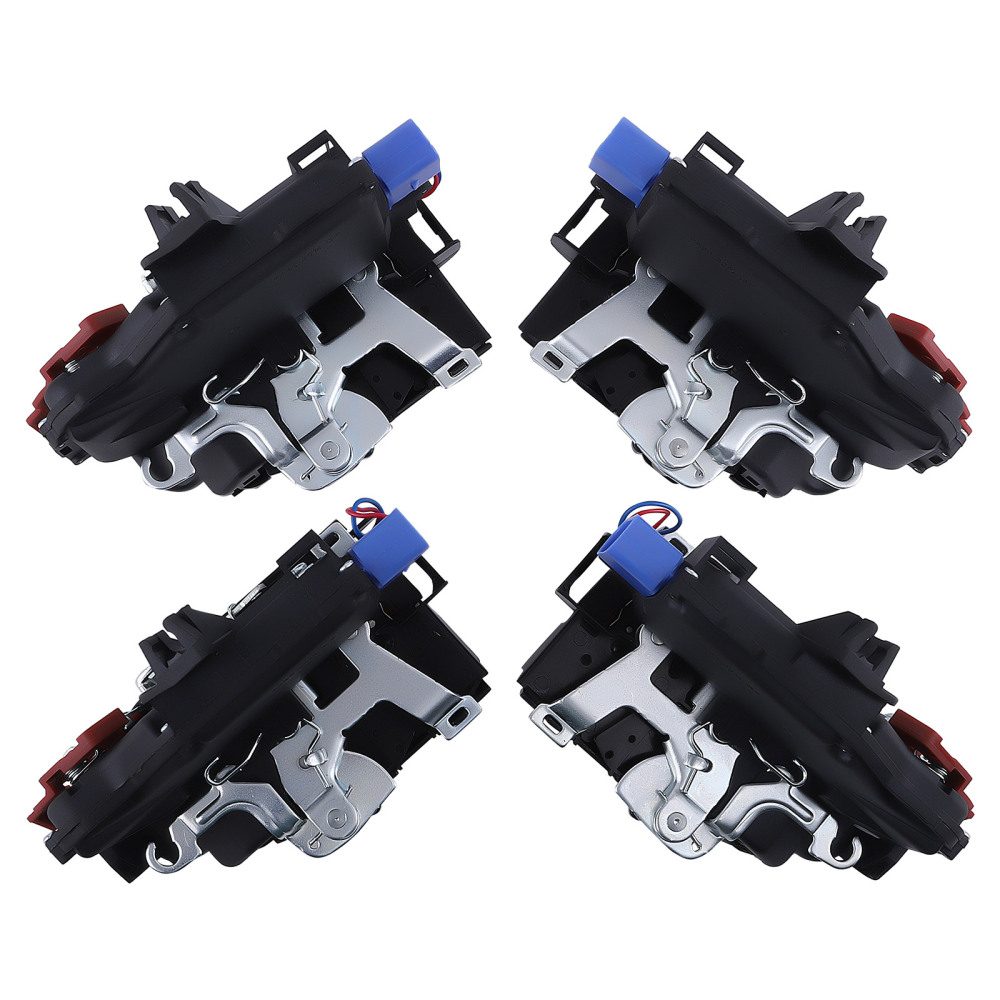 4 Pièces Actionneur compatible pour VW Caddy compatible pour Golf V VI Touran Jetta 3D1837015AP 04-11