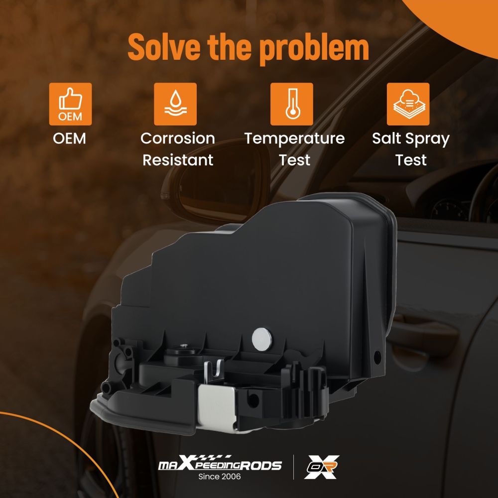 Door Lock Actuator compatible for BMW 1 Series E87 F20 51217202144 Front Right Side