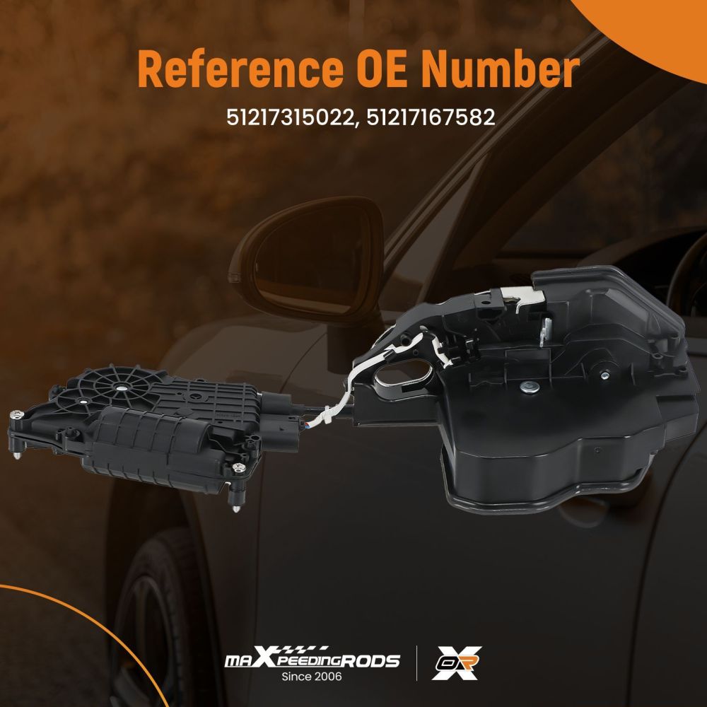 Attuatore Chiusura Anteriore Destro compatibile per BMW X5 4.8L 51217315022 2007-2010 Metal