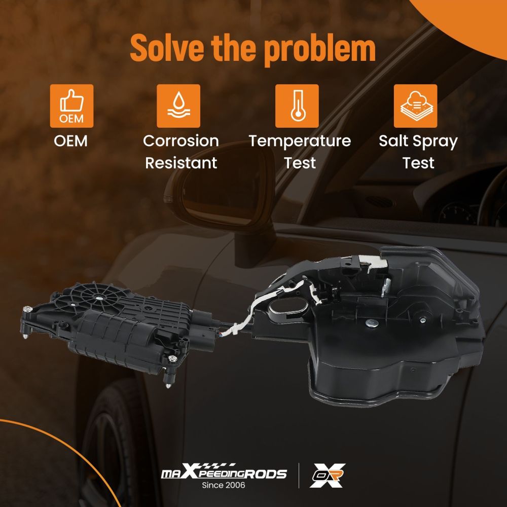 Attuatore Chiusura Anteriore Destro compatibile per BMW X5 4.8L 51217315022 2007-2010 Metal