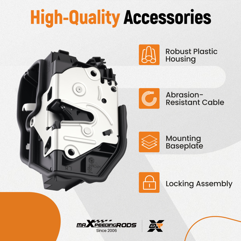 Sistema di blocco porta anteriore sinistro compatibile per BMW 1 serie 3 serie 5 serie 7 serie X1 X3 X5 X6 Z4