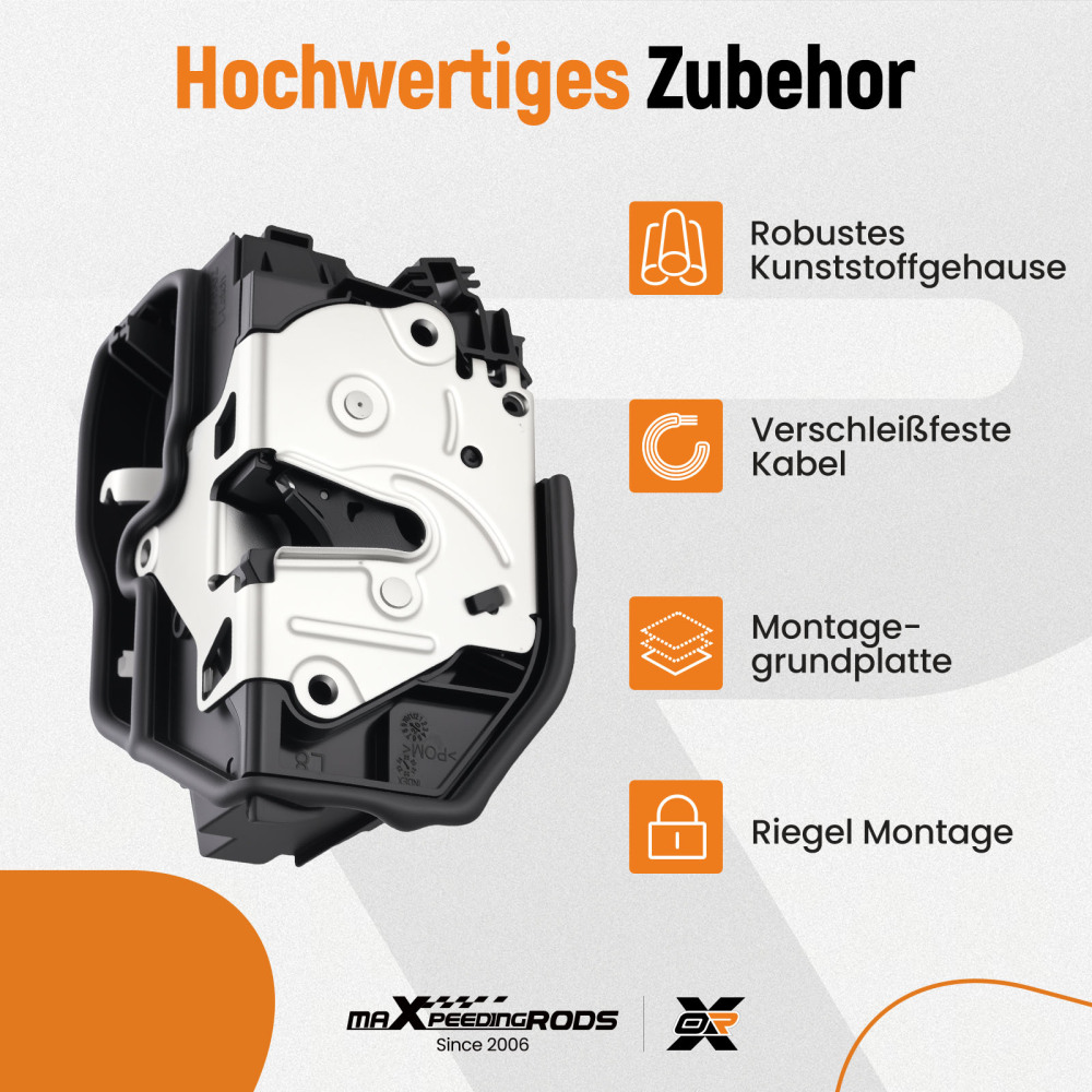 Sistema di blocco porta anteriore sinistro compatibile per BMW 1 serie 3 serie 5 serie 7 serie X1 X3 X5 X6 Z4