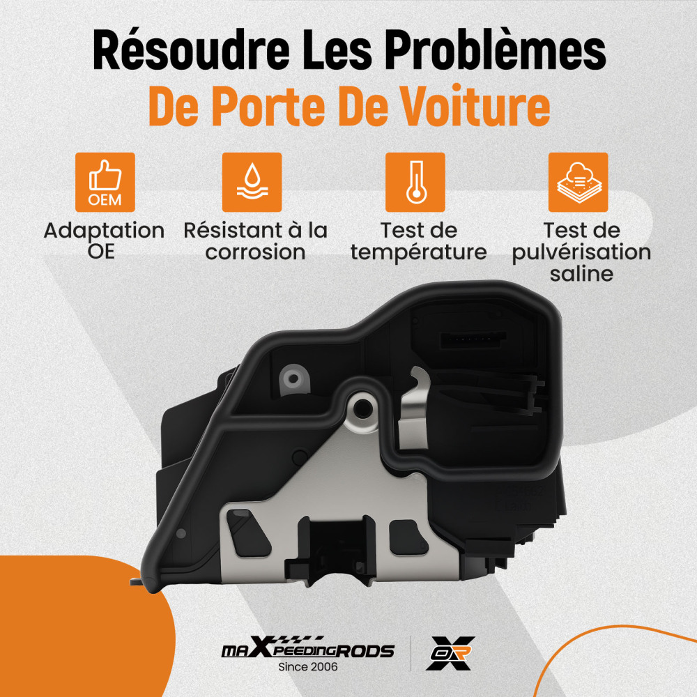 Sistema di blocco porta anteriore sinistro compatibile per BMW 1 serie 3 serie 5 serie 7 serie X1 X3 X5 X6 Z4