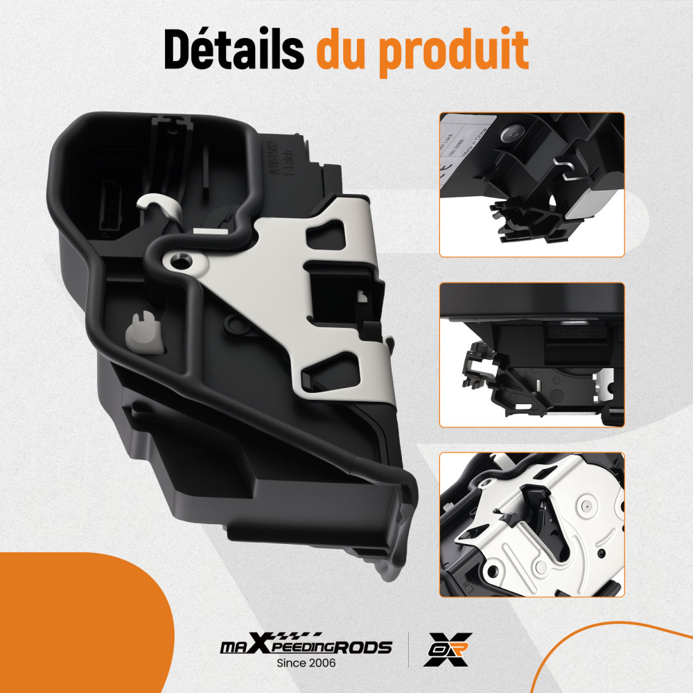 Sistema di blocco porta anteriore sinistro compatibile per BMW 1 serie 3 serie 5 serie 7 serie X1 X3 X5 X6 Z4