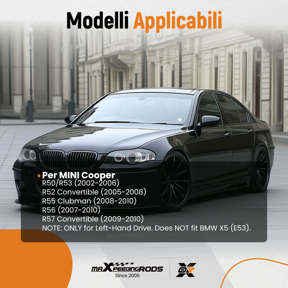 Sistema di blocco porta anteriore sinistro compatibile per BMW 1 serie 3 serie 5 serie 7 serie X1 X3 X5 X6 Z4