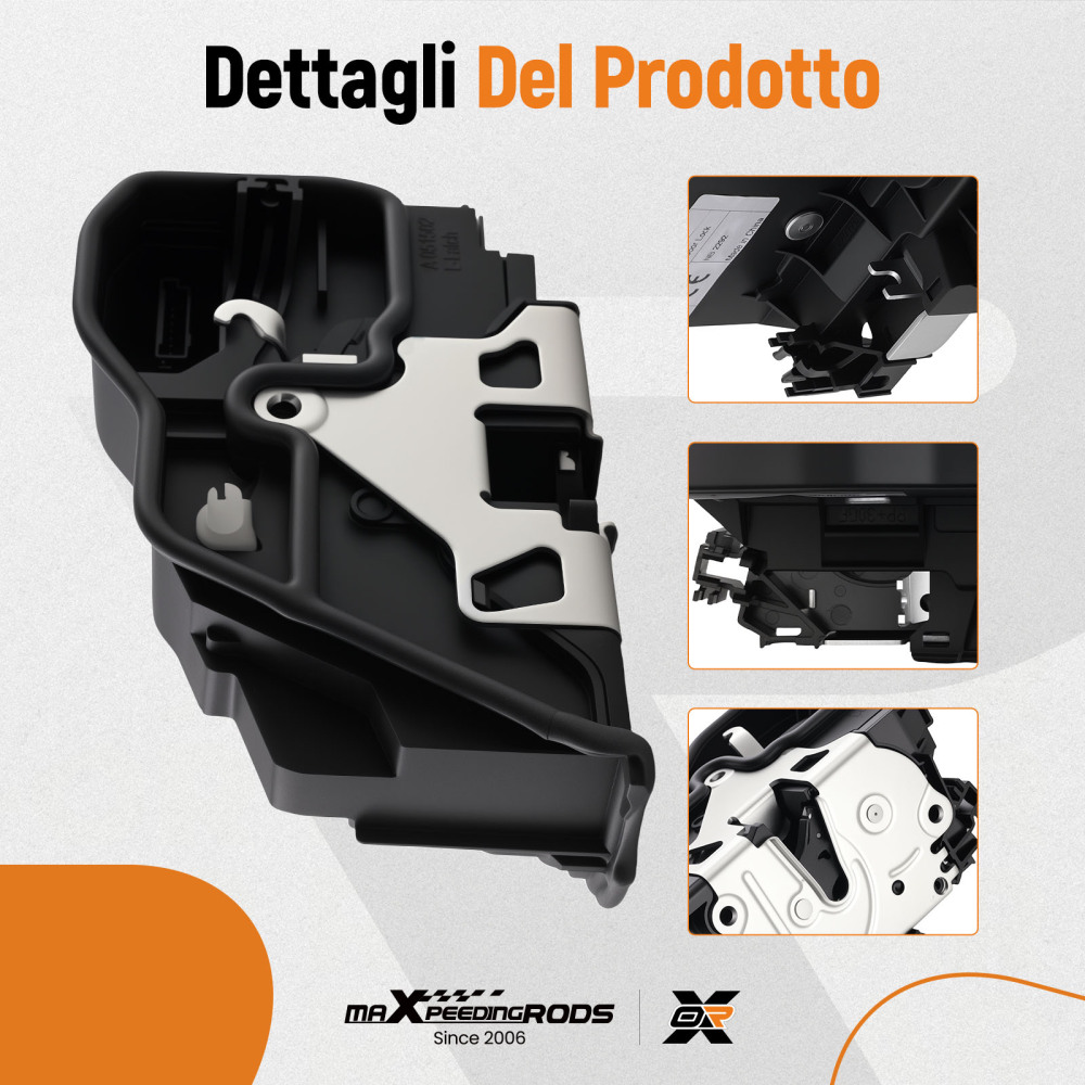 Sistema di blocco porta anteriore sinistro compatibile per BMW 1 serie 3 serie 5 serie 7 serie X1 X3 X5 X6 Z4