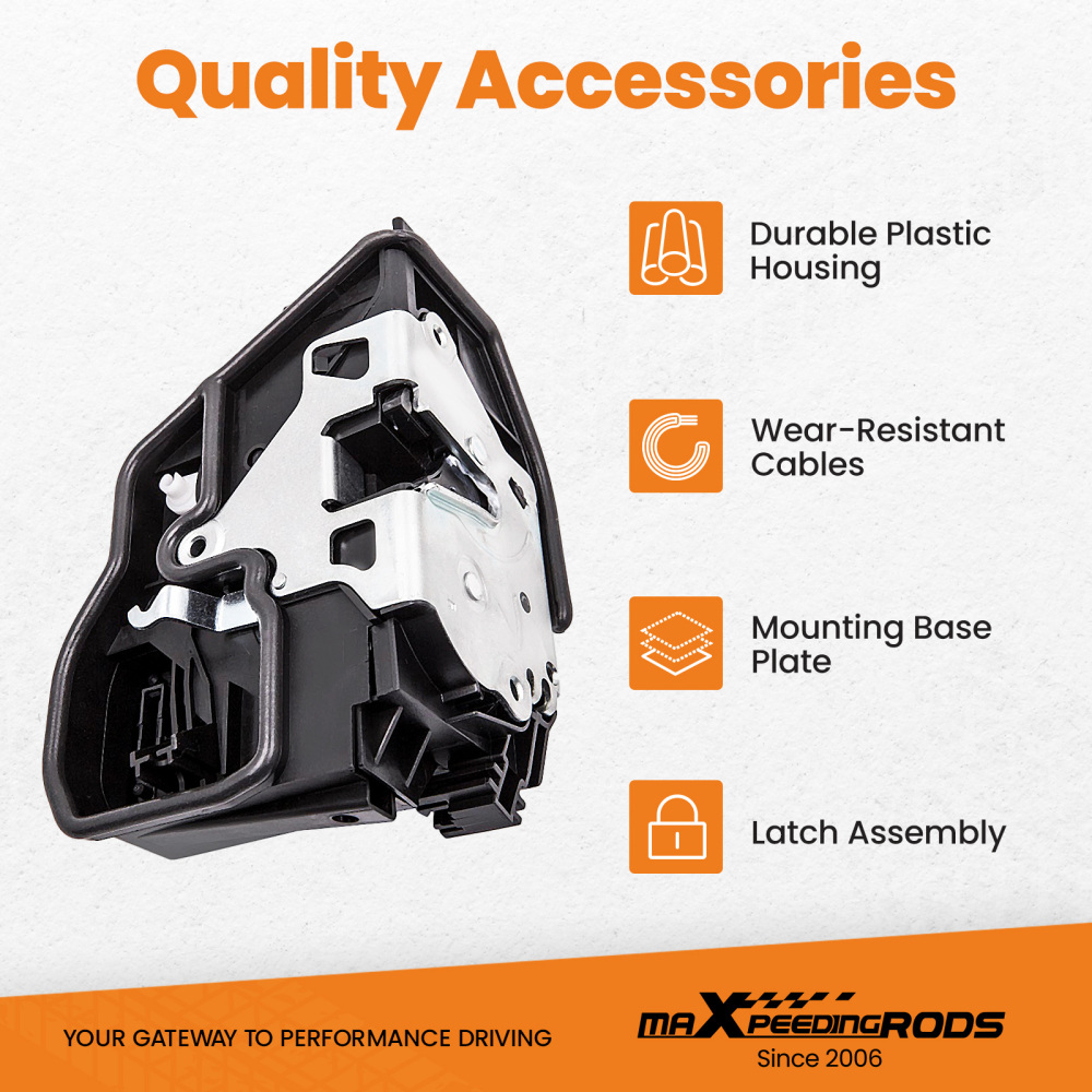 Door Lock Latch Actuator Front Right Passenger compatible for BMW E90 E60 E63 E83