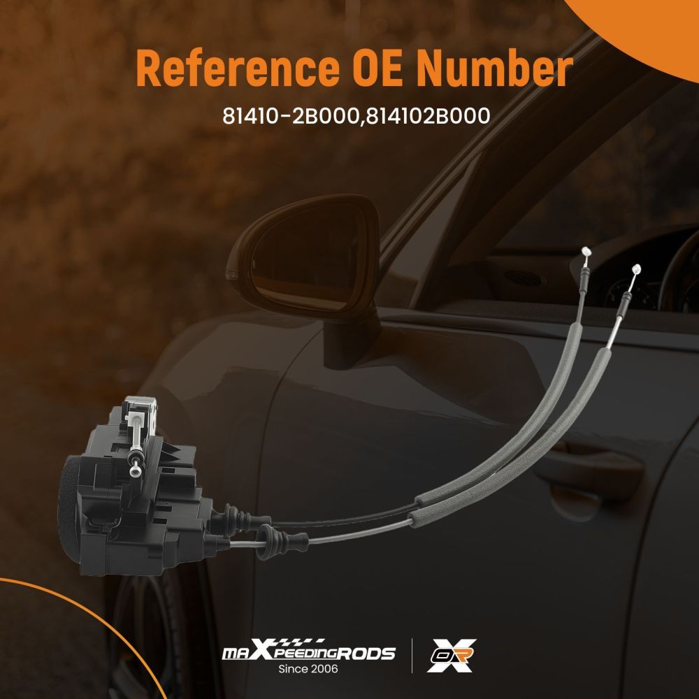 4 Pin Door Lock Actuator compatible for Hyundai Santa Fe 2006-2012 Rear Left 81410-2B000