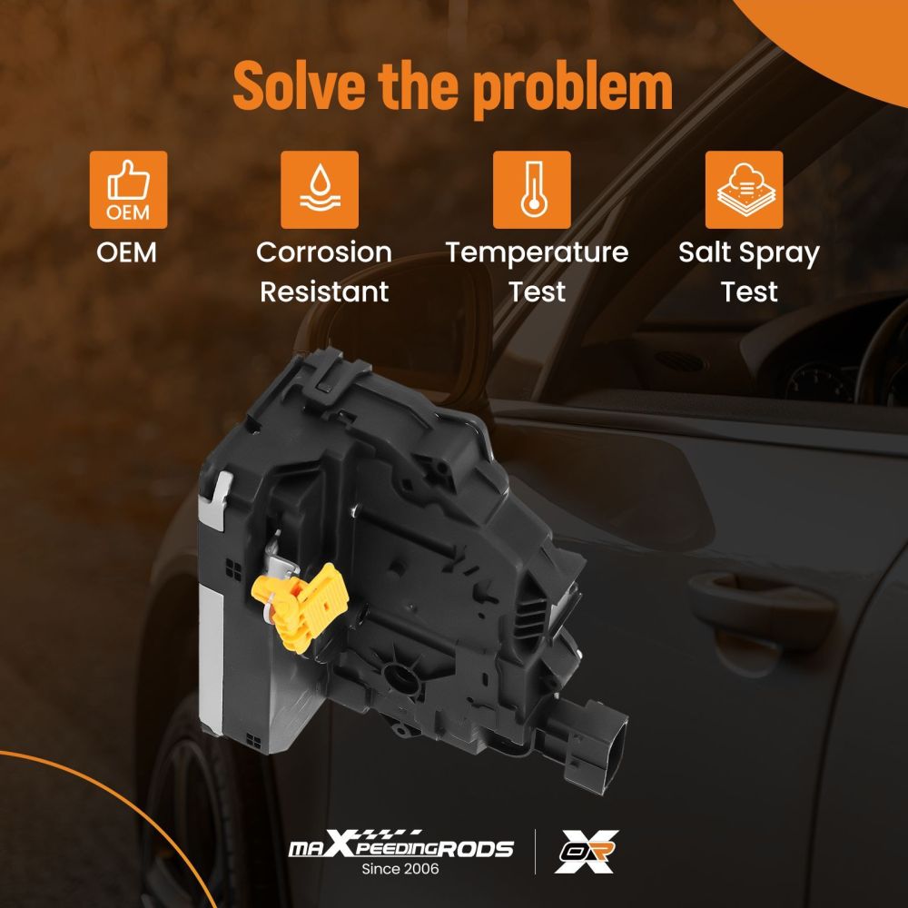 Door Lock Actuator compatible for Vauxhall Meriva B 10-2017 Rear Right 13432377 9 Pin Black