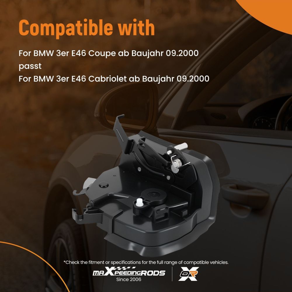 Attuatore anteriore destra compatibile per BMW E46 2000+ 51217011250 7Pin Nero