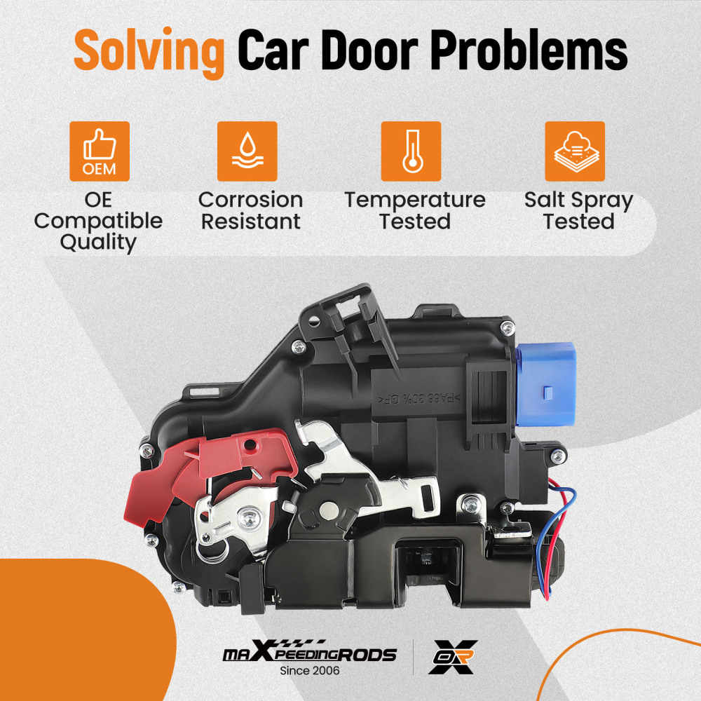 FRONT Passenger Side DOOR LOCK Actuator compatible for VW GOLF MK5 JETTA 03-09 3D1837015