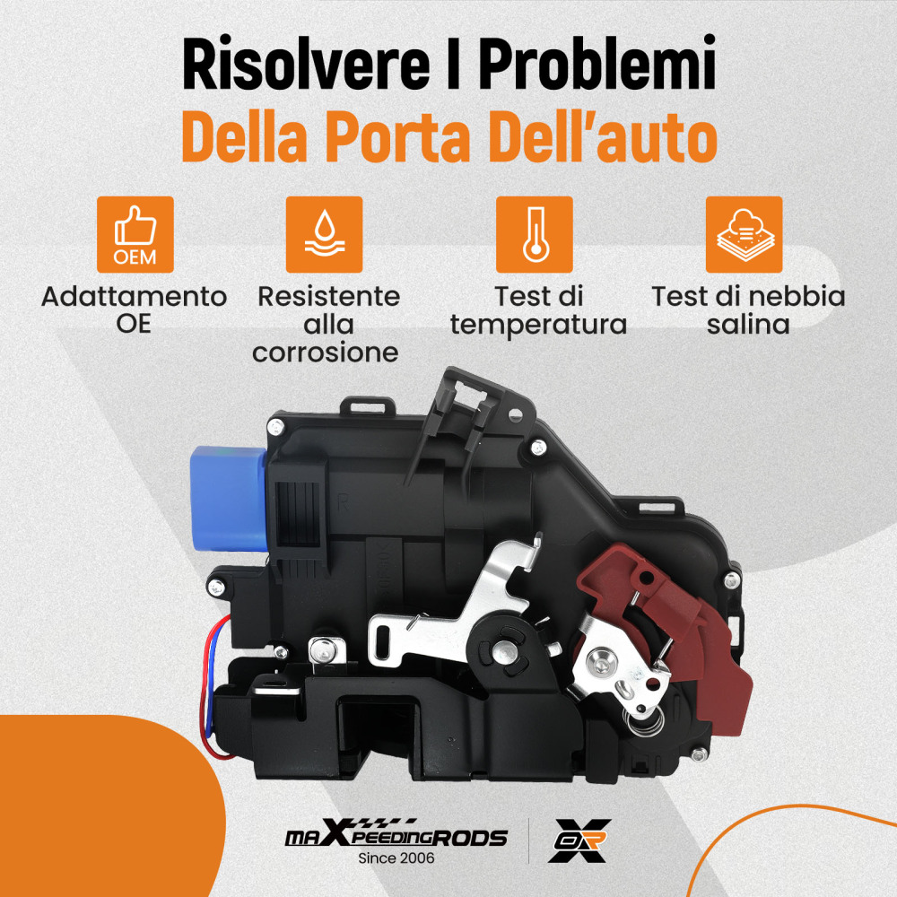 Anteriore Destro Lato Guidatore Porta Meccanismo di blocco compatibile per VW GOLF 5 MK5
