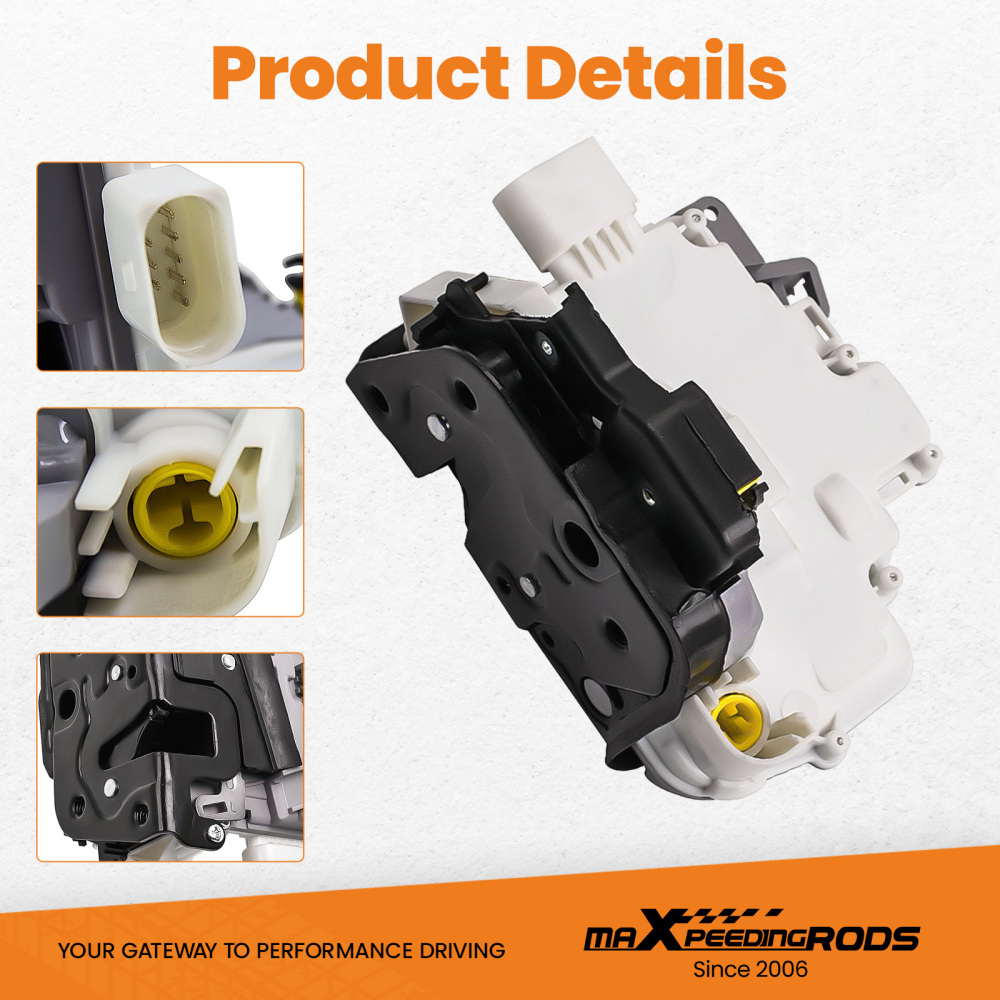 Compatible for SEAT LHD Front Left Door Lock Latch Actuator 4F1837015A compatible for Audi A3 A6 A8 R8