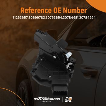 Door Lock Actuator 6-Pin compatible for VOLVO C30 C70 S40 V50 31253657 Front Left