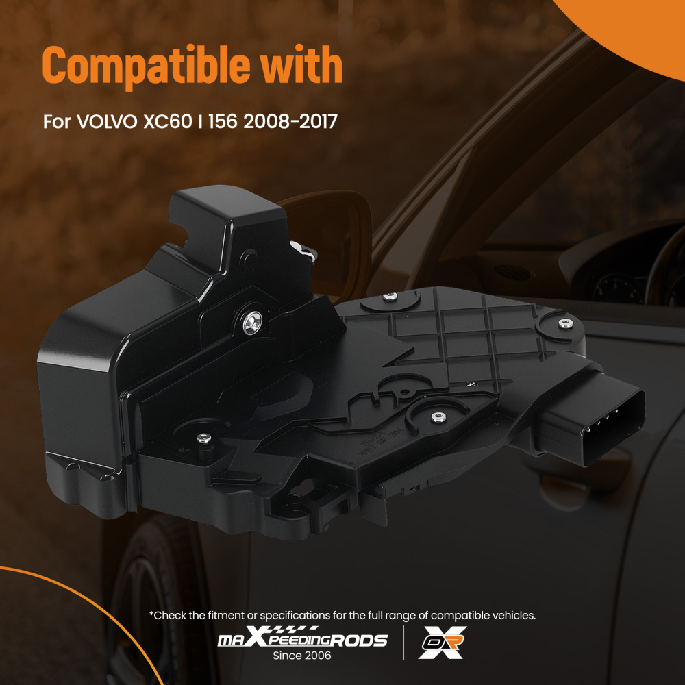 Door Lock Actuator Assembly compatible for VOLVO XC60 I 156 2008-2017 31253659 30663956