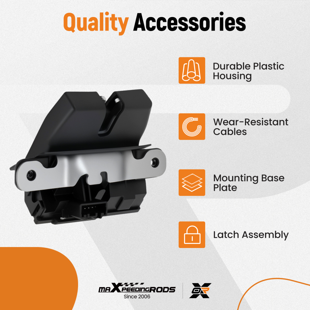 Tailgate Boot Lid Catch Latch Lock Actuator compatible for Ford Fiesta MK7 2008-21 1761865