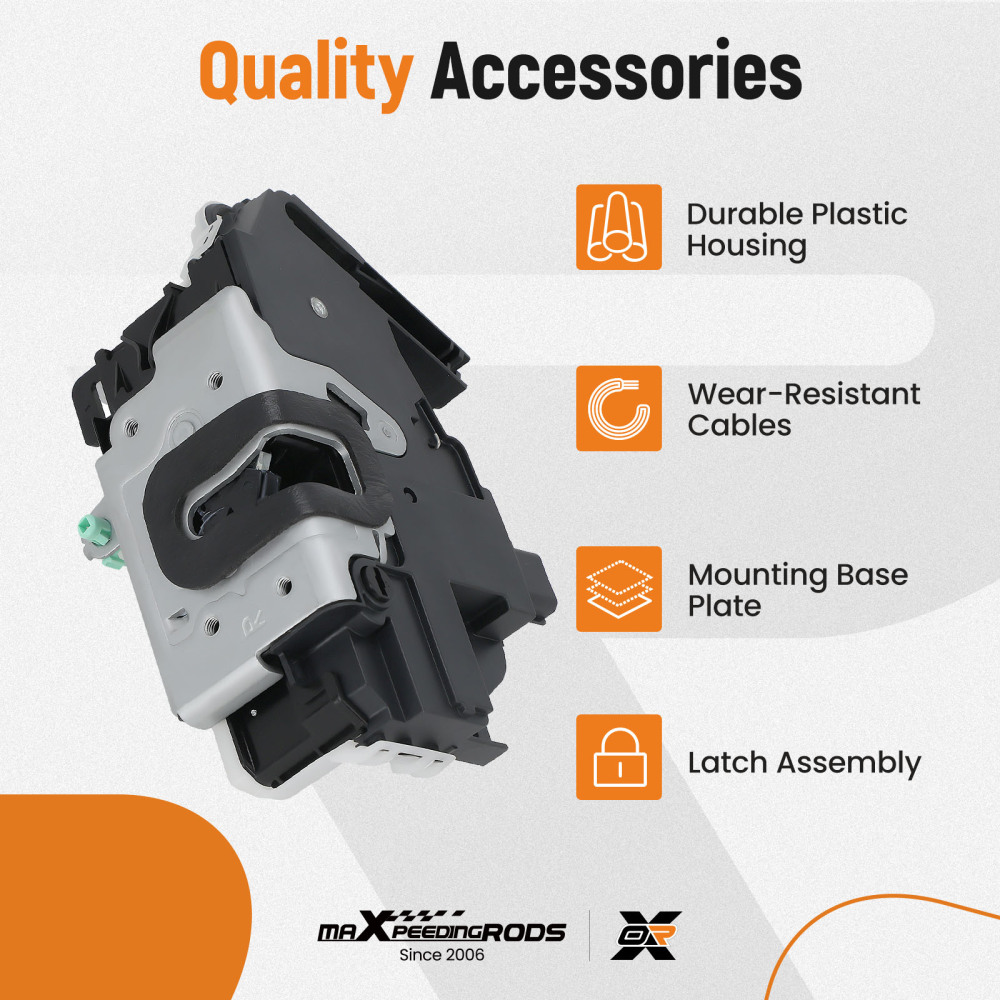 Door Lock Latch Actuator compatible for Ford F-150 2009-2014 Rear RH Passenger Side